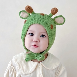 寶寶護耳帽冬季保暖可愛兒童針織毛線帽冬嬰兒帽子護耳幼兒