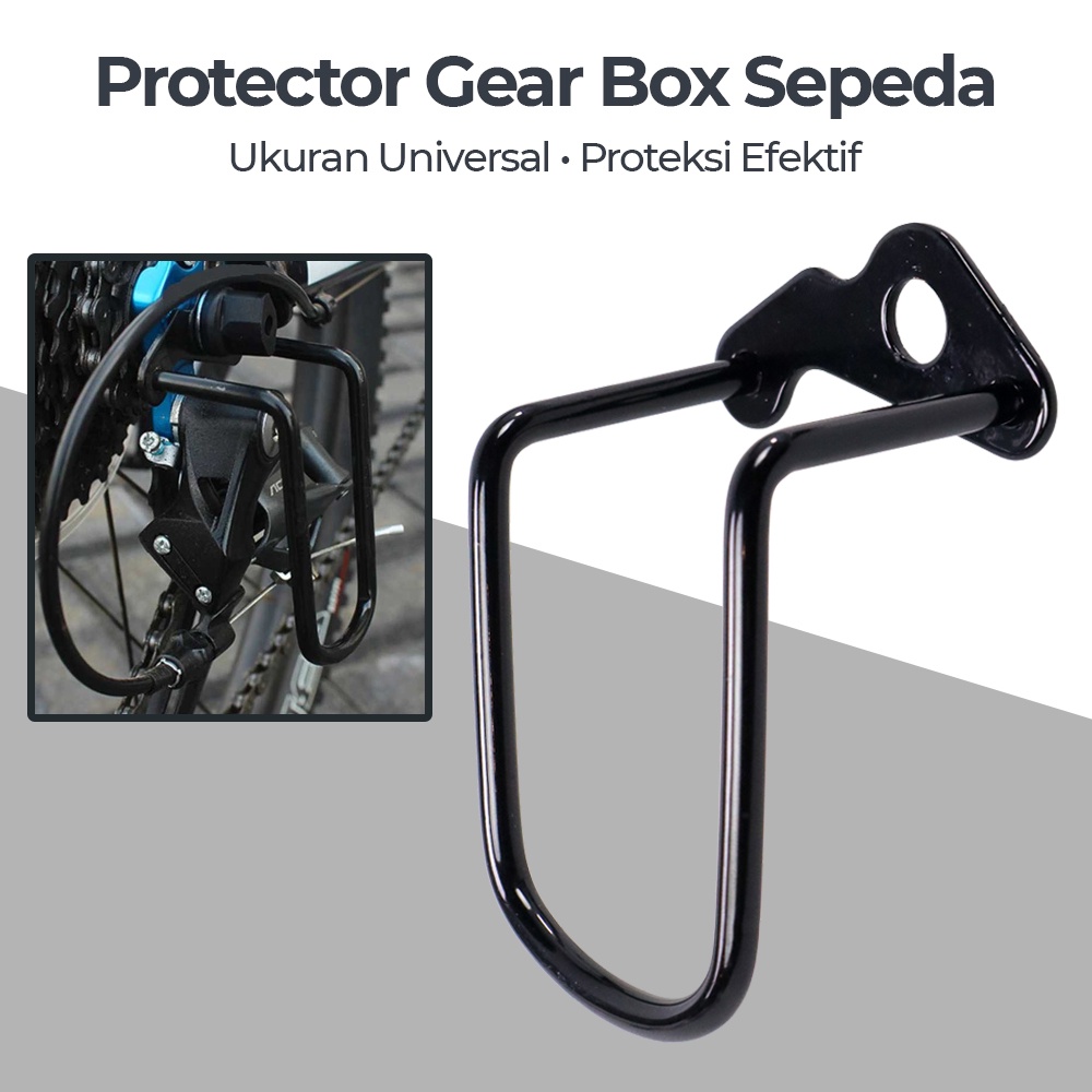 Sportfit Protector 齒輪箱自行車後變速器鏈條護罩黑色