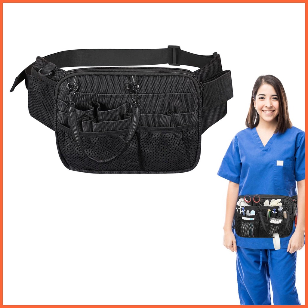 護理收納袋腰包完美護士護士專業包多隔層護士腰包 chunvn