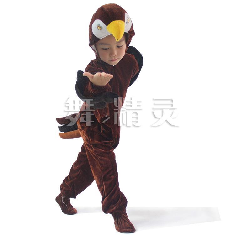 老鷹表演服·新款成人兒童舞臺表演服裝·cos動物造型·話劇親子舞蹈衣連身·角色扮演