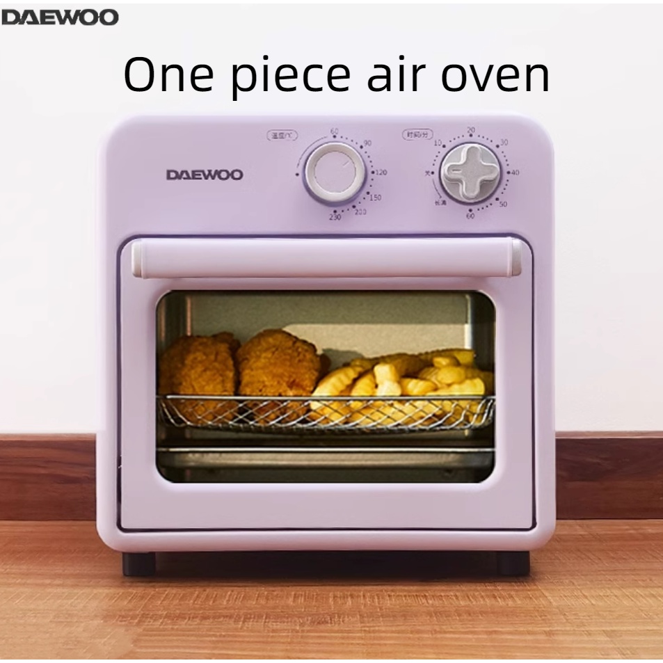 DAEWOO 烤箱 空氣 炸鍋 一件式機 家用 新款 可視 多功能 10L 大容量 迷你 小烤箱 智能 小型 禮物