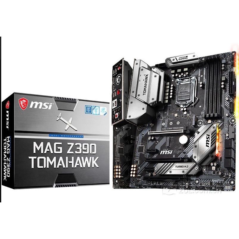 【現貨 品質保障】盒裝全新MSI/微星 MAG Z390 TOMAHAWK戰斧飛彈臺式機ATX主板