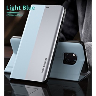 外殼華為 Mate 40 Pro 40e/ 20 Pro/30 Pro 豪華磨砂皮翻蓋電鍍磁性前蓋手機殼