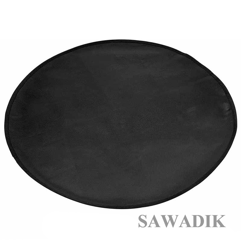Sawadik 圓形燒烤墊 適用於露臺、甲板、草坪、戶外防火墊 火坑燒烤保護墊