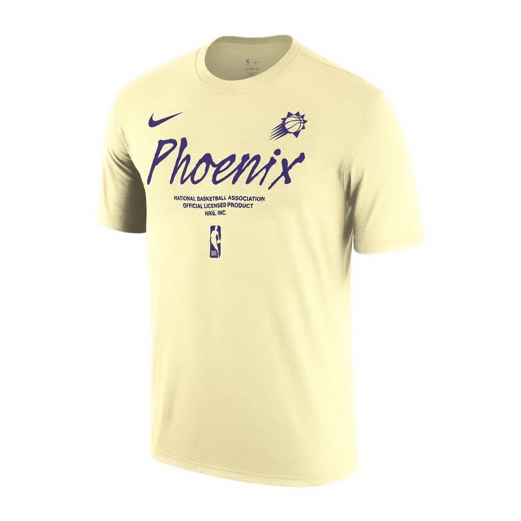 Nike 短袖 NBA Phoenix Suns 男款 黃 鳳凰城 太陽隊 短T 【ACS】 FN8698-744