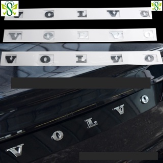 【現貨】VOLVO字母車貼 後尾箱車標S90 XC40 沃爾沃改裝車標黑色銀色 尾標後標 New V60 V40 XC4