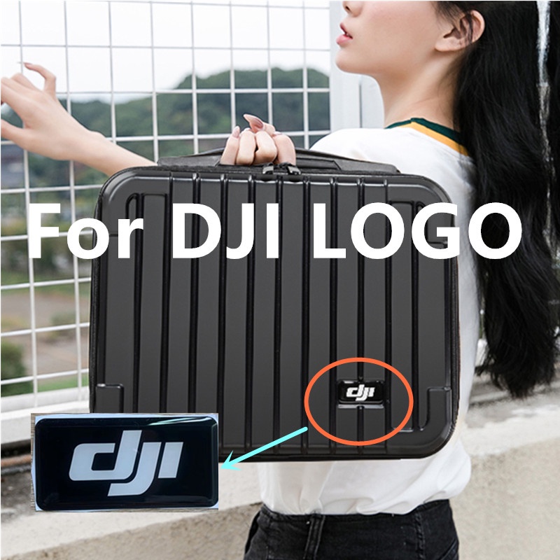 適用於 DJI 標誌硬殼無人機背包配件適用於 DJI 標誌貼紙標籤軟標誌適用於 DJI 無人機盒通用配件