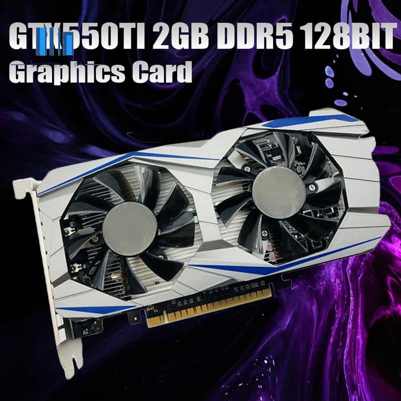 Gtx550ti 顯卡 2GB DDR5 128Bit PCIE 2.0 顯卡 HDMI 兼容/DVI/VGA 台式機遊