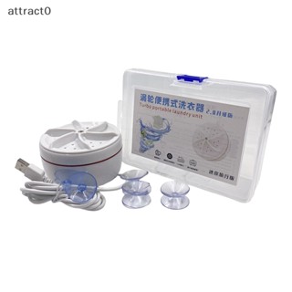 Attact 便攜式迷你渦輪洗衣機 USB 供電清潔洗衣機,適用於襪子迷你超聲波渦輪洗衣機,適合家庭旅行 TW