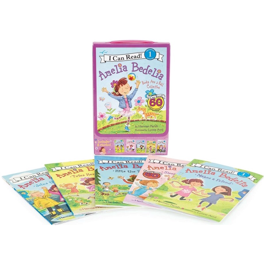 Amelia Bedelia I Can Read Box Set #2: Books Are a Ball (Boxed Set)(5 Books)/Herman Parish【禮筑外文書店】