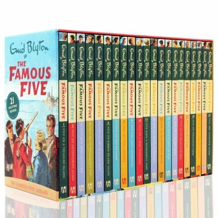 伊妮德布萊頓著名五系列 21 本書