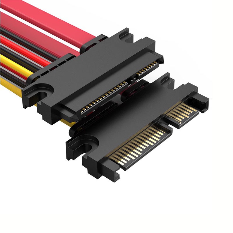 SATA7+15P一件式線 公轉母SATA硬碟線 SATA電源加數據延長線連接線