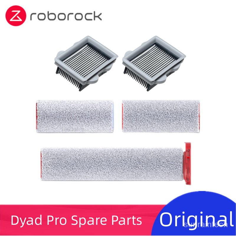 原裝 Roborock Dyad Pro 主刷輥配件可水洗 HEPA 過濾器吸塵器備件可選