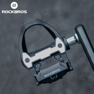 Rockbros 公路自行車防滑釘踏板 SPD 系統帶定位板密封軸承踏板自行車 RB 踏板自行車零件