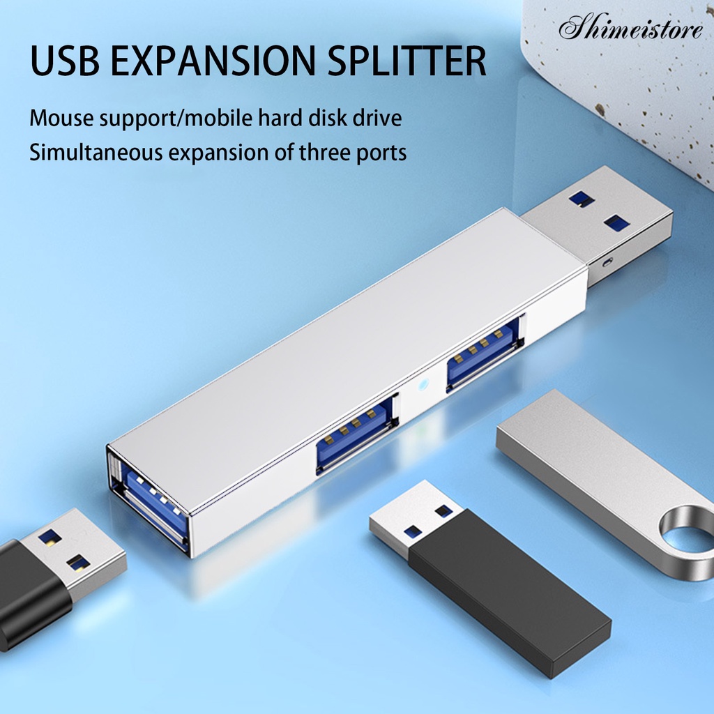 【時美3C】電腦平板轉換器type-c轉USB3.0分線hub