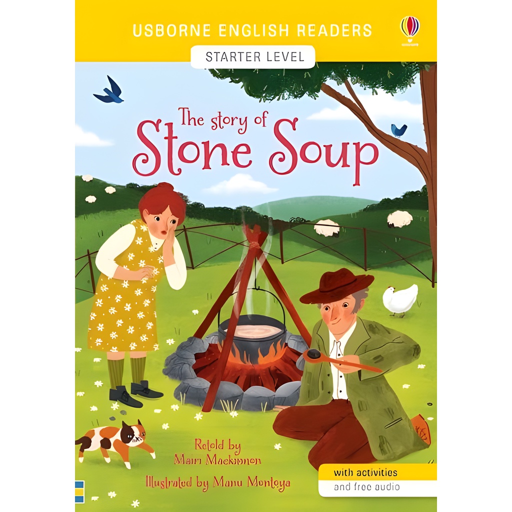 The Story of Stone Soup 石頭湯 (Usborne English Readers Starter Level)(有聲書)/Mairi Mackinnon【三民網路書店】