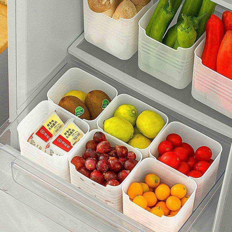 知泊商城 冰箱內側門收納盒分格瀝水置物架食物蔬菜保鮮盒通用大蒜儲存瀝水籃