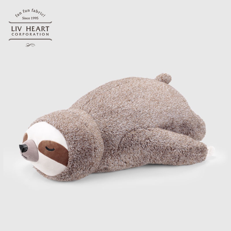 【現貨】日本 LIVHEART樹懶毛絨玩具 抱枕公仔 抱睡玩偶 娃娃女神節禮物