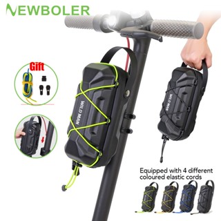 Newboler 2L 自行車包防水快速釋放電動滑板車包 EVA 硬殼帶滑板車自行車車把包
