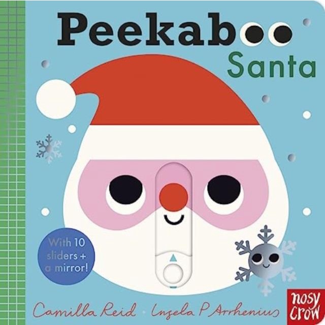 Peekaboo Santa-with 10 sliders and a mirror! (硬頁書)/Camilla Reid【禮筑外文書店】