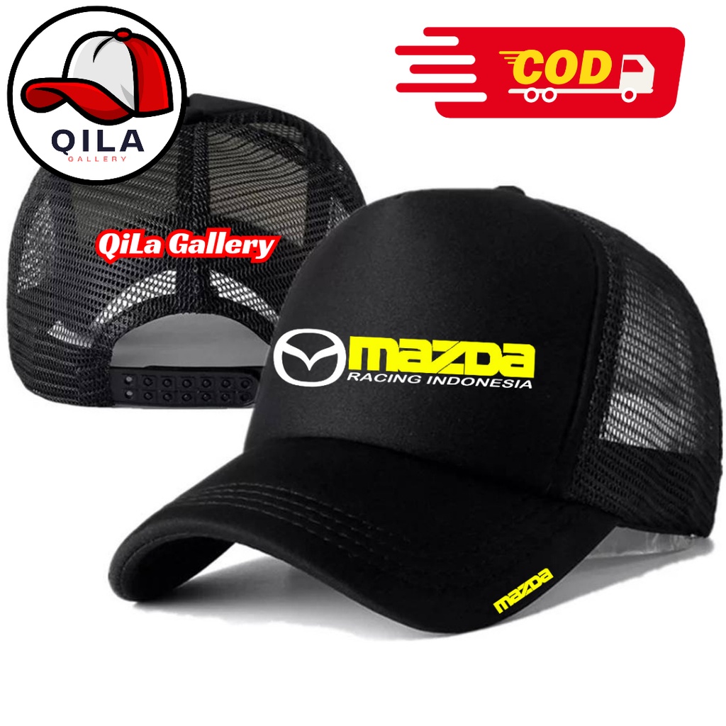暢銷畫廊 MAZDA 卡車司機帽 MAZDA Distro 帽子 Logo MAZDA 帽子高級成人男士帽子男士帽子原裝
