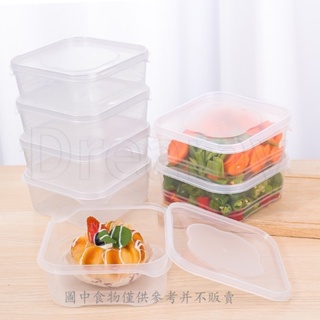 650ml透明pp密封保鮮盒-廚房冷凍肉抗菌收納盒-可加熱食品包裝收納盒-冰箱冷凍肉收納盒