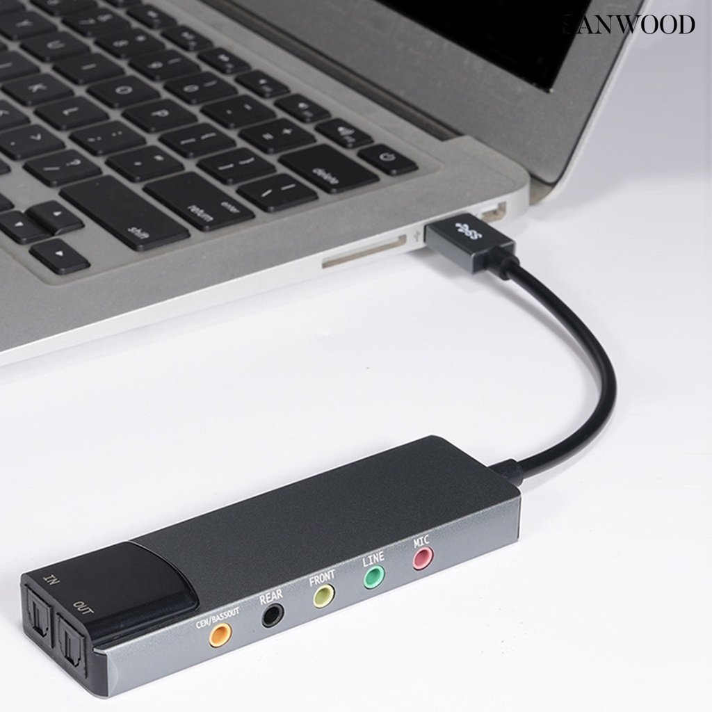 【3C配件】AMZ USB光纖SPDIF聲卡 電腦外置多功能聲卡 支持AC-3 DTS 5.1聲道