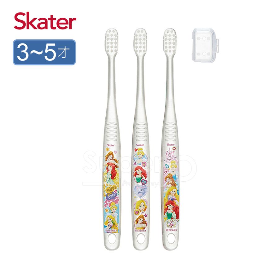 Skater兒童牙刷/ 迪士尼公主/ 3入組/ 3-5歲 eslite誠品