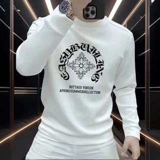 KK男裝 臺灣現貨 長袖男 美式復古套頭衛衣ins潮牌秋冬休閒外套男春長袖打底衫ins潮牌秋冬休閒內搭上衣2025