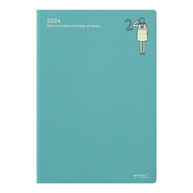 【MIDORI】2024 POCKET DIARY手帳(月間＋單週)(B6)_歐吉桑【金石堂】