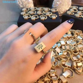 DARNELL麻將戒指配件禮品幸運的轉移珠嘻哈創造性時尚珠寶