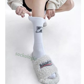 sockologie襪子學🧦we11done WD 街頭風 韓牌 welldone 文字 中筒襪 長襪