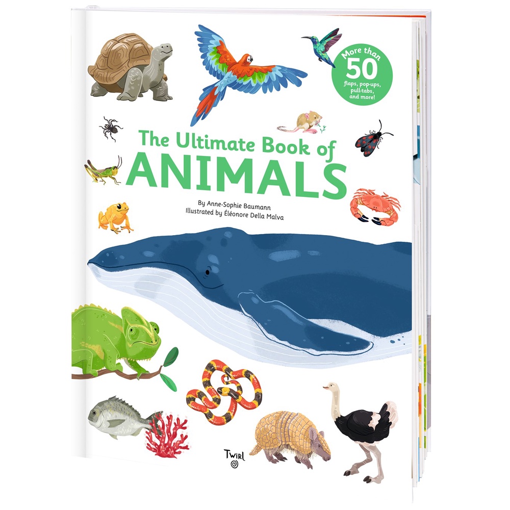 The Ultimate Book of Animals (精裝立體知識百科)/Anne-Sophie Baumann《Twirl》【禮筑外文書店】