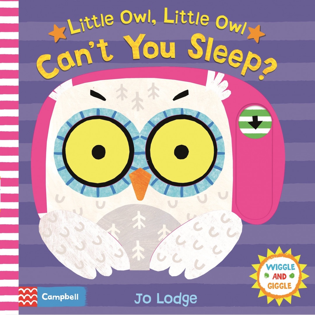 Little Owl, Little Owl Can't You Sleep? (硬頁操作書)(硬頁書)/Jo Lodge Wiggle and Giggle 【禮筑外文書店】
