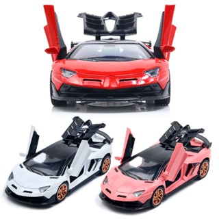 模型合金模擬蘭博基尼汽車模型兒童車小車玩具車汽車裝飾