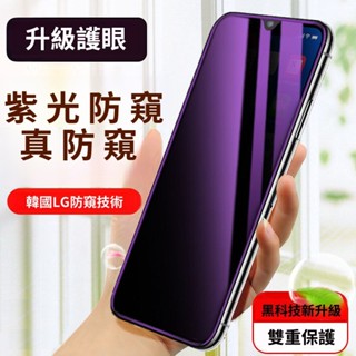 絲印紫光防窺膜 三星系列S25 S24 S23 S22 S21手機膜 A16 A55 A35 A25 A15 玻璃保護貼