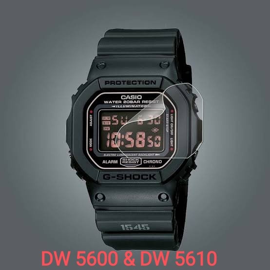 Gshock DW-5600 5610 屏幕保護膜卡西歐 G 衝擊 dw5600