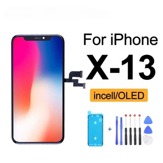 OLED手機液晶觸控螢幕總成適用於蘋果iPhone X XR XS 11 12 13 Max Pro Mini維修替換件