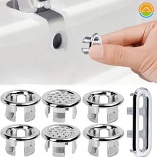 塑膠水槽溢水蓋/廚房浴室洗臉盆裝飾浴缸排水蓋環孔