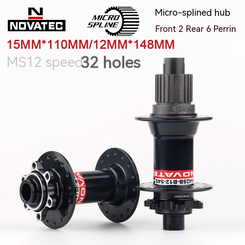 Micro Spline Boost12速NOVATEC 塔基104響山地車花鼓MS兼容M6100M8100飛輪