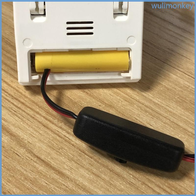 Wu USB 至 1 5V AA 電池消除器更換 1 節 AA 電池,用於牙刷燈玩具 AA 假電池適配器帶開關
