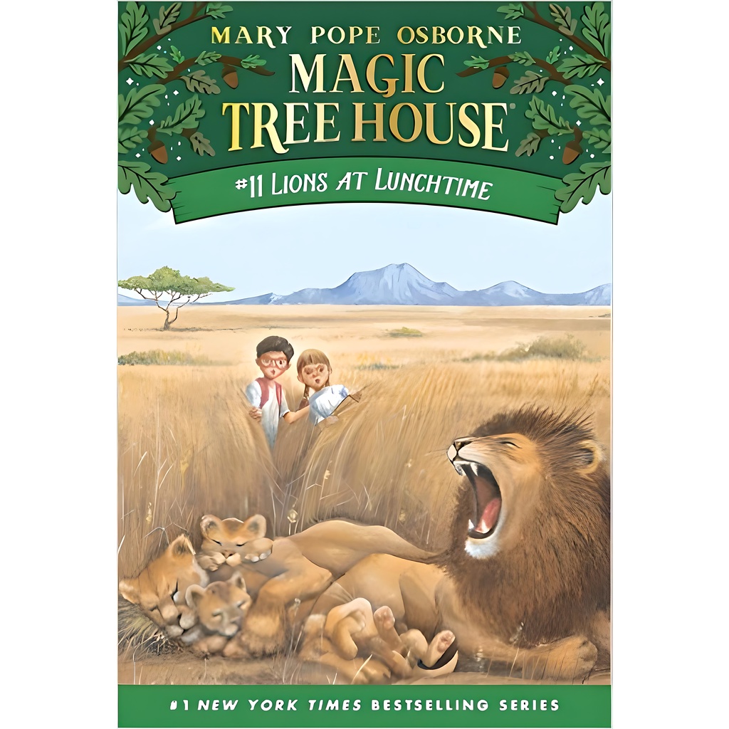 Magic Tree House #11: Lions at Lunchtime (平裝本)/Mary Pope Osborne【三民網路書店】