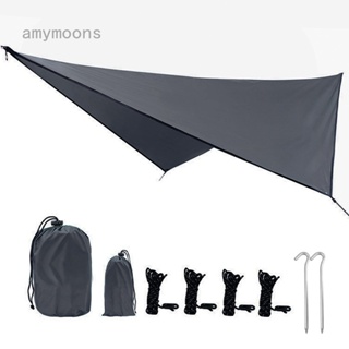 Amymoons 戶外野營露營天幕 帳篷防雨遮陽野餐野炊戶外用品菱形天幕