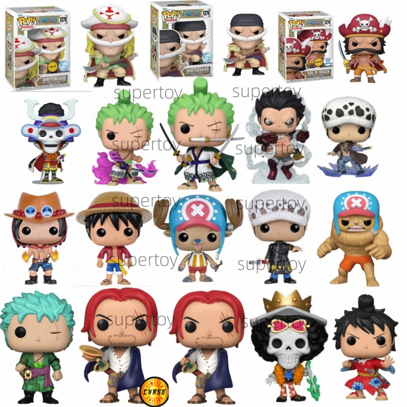 24小時出貨Funko Pop 海賊王 佐隆/路飛/路飛太郎/特拉法加法則 /布魯克/斬波器/香克斯/艾斯/白鬍子 可動