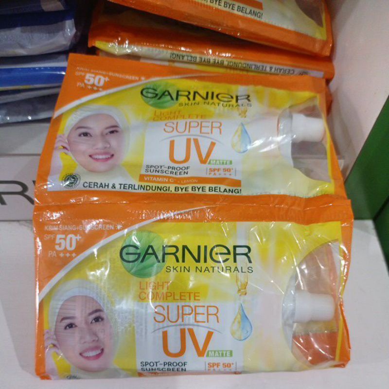 Garnier Super UV 防斑防曬霜 SPF 50 PA 啞光 7ml 含量 5 包