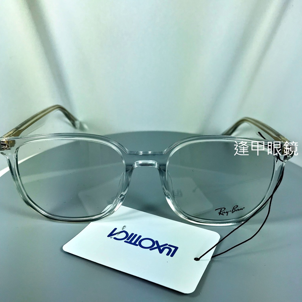 『逢甲眼鏡』RayBan雷朋 全新正品 時尚透明鏡框搭配 K金色金屬鏡腳 【RB 5411D-5762】