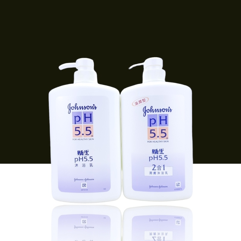 嬌生 pH5.5 溫和沐浴乳 二合一 滋潤型 1000ml 台灣公司貨