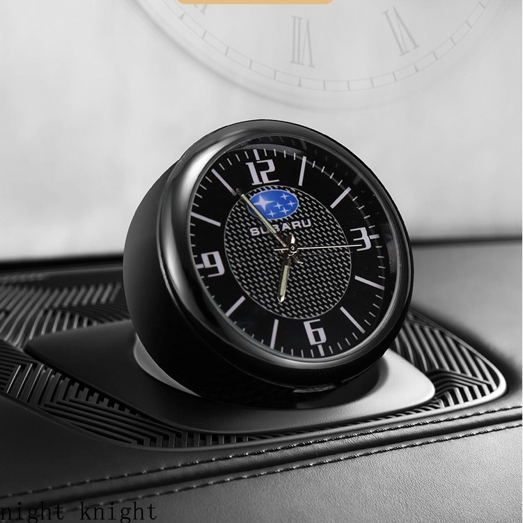 SUBARU 汽車內飾零件迷你時鐘手錶自動電子石英手錶適用於斯巴魯 XV Forester WRX BRZ STi OU