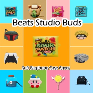 現貨! 適用於 Beats Studio Buds Case 防摔卡通系列軟矽膠耳機套外殼保護套 NO.1