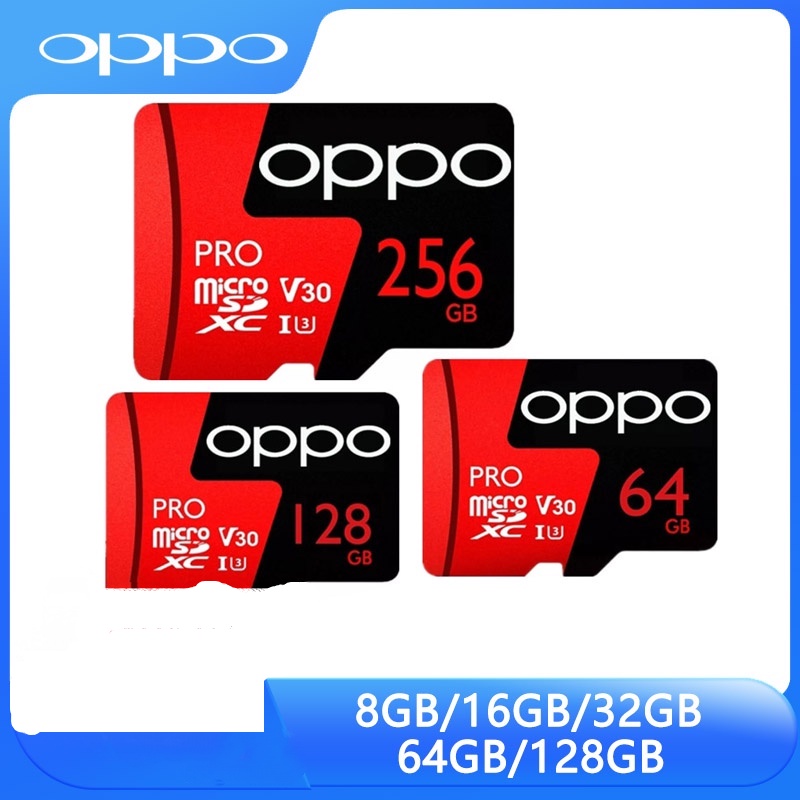 Oppo Pro Micro SD 卡 U3 V30 SDHC / SDXC TF 卡存儲卡 32GB 64GB 128